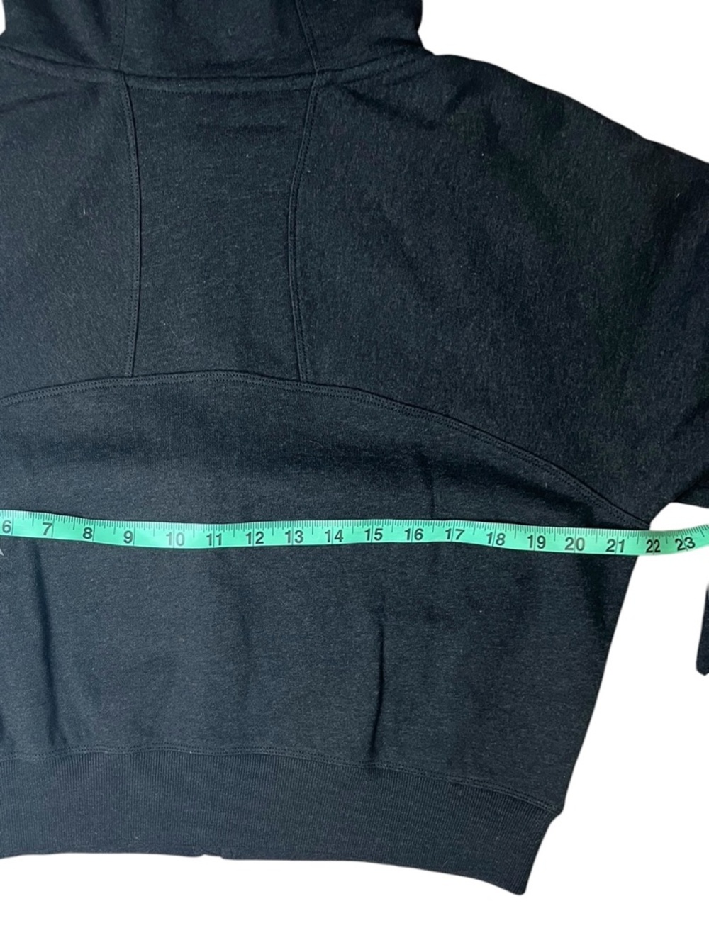 Kit and Ace Zip Up Hoodie Charcoal Grey Cotton Size M Cropped - Picture 8 of 13